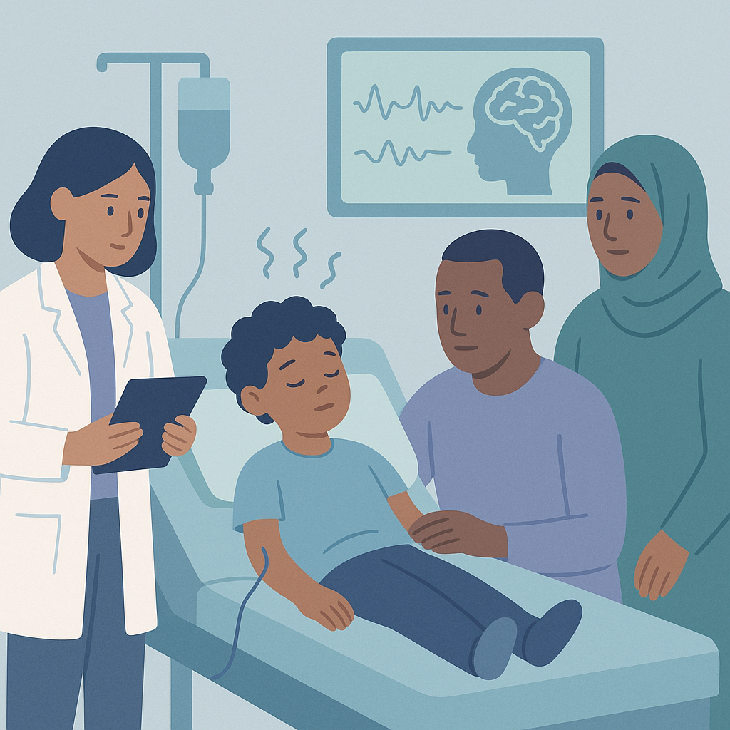 New Treatments for Severe Pediatric Seizures Explored – illustration