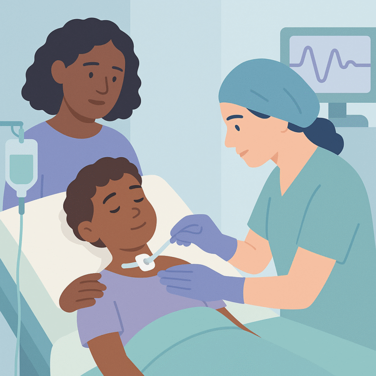 Timely Tracheostomy May Benefit Critically Ill Children – illustration