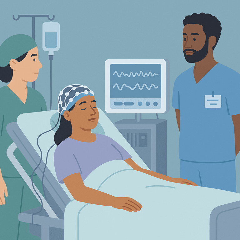 Continuous EEG Improves Seizure Detection in Critical Care – illustration