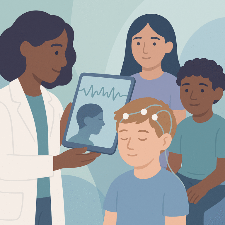 New Tool Helps Identify Seizure Types in Children with Epilepsy – illustration