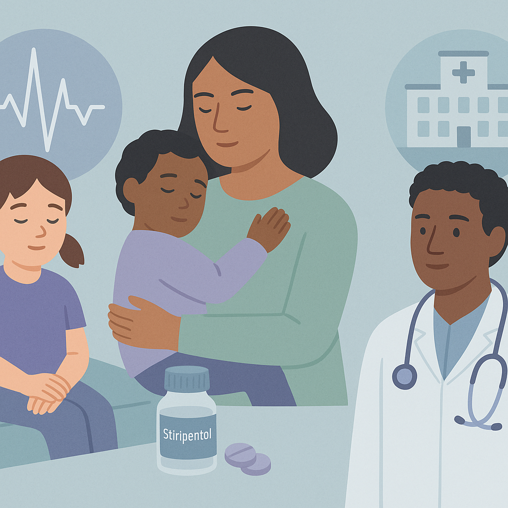 Stiripentol Reduces Seizures and Hospital Visits in Dravet Syndrome – illustration