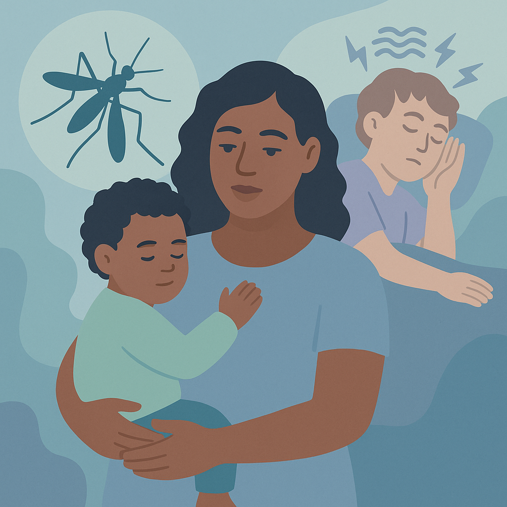 Zika Exposure Linked to Epilepsy Risk in Some Children – illustration