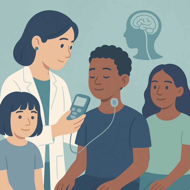 Vagus Nerve Stimulation Shows Promise for Kids with Epilepsy – illustration