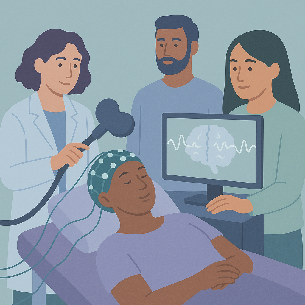 Non-Invasive Treatments Show Promise for Drug-Resistant Epilepsy – illustration