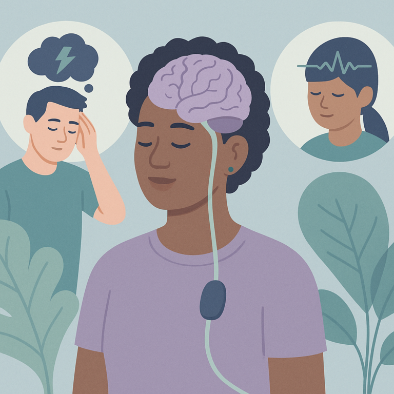 Vagus Nerve Stimulation Reduces Seizures and Migraines in Patients – illustration