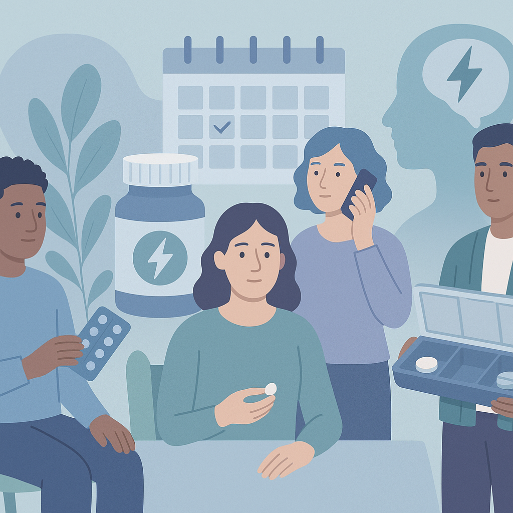 Improving Medication Self-Management for Epilepsy Patients – illustration