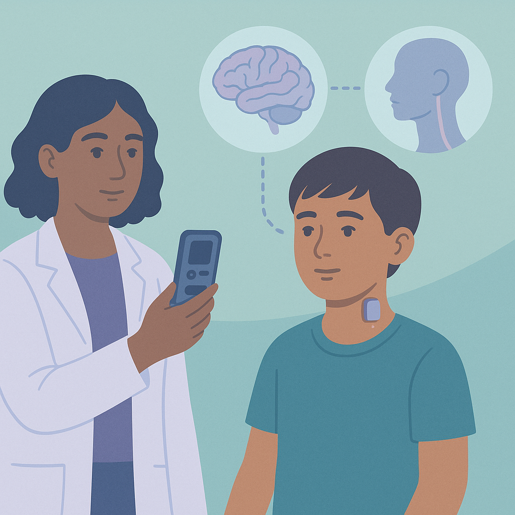 Vagus Nerve Stimulation Helps Children With Drug-Resistant Epilepsy – illustration