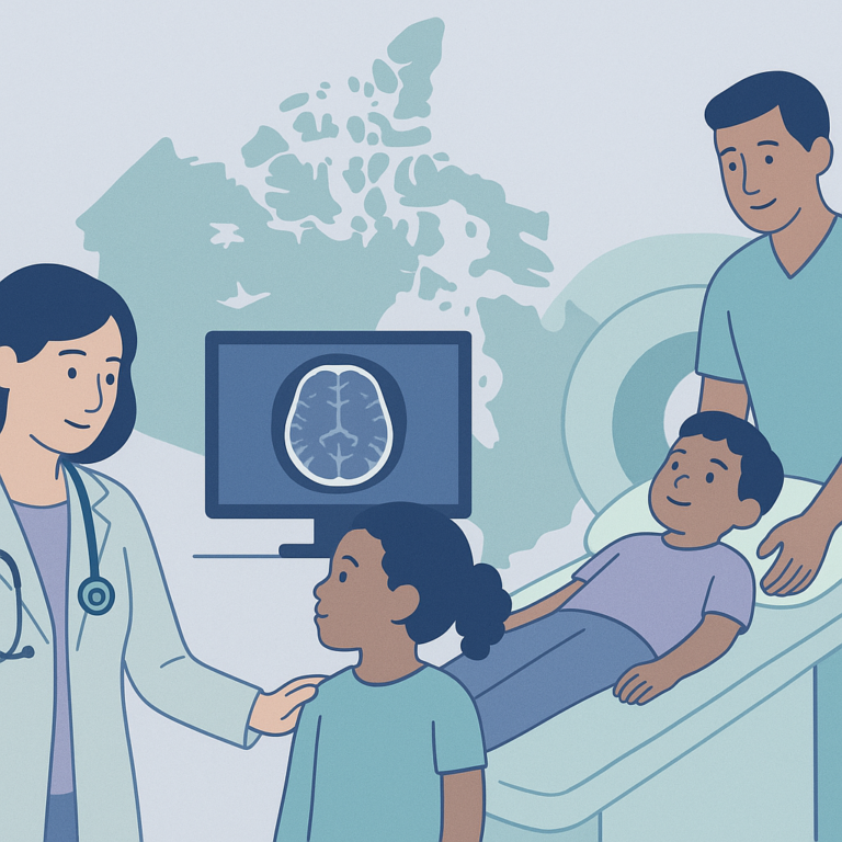Inconsistent MRI Practices for Pediatric Seizures Across Canada – illustration