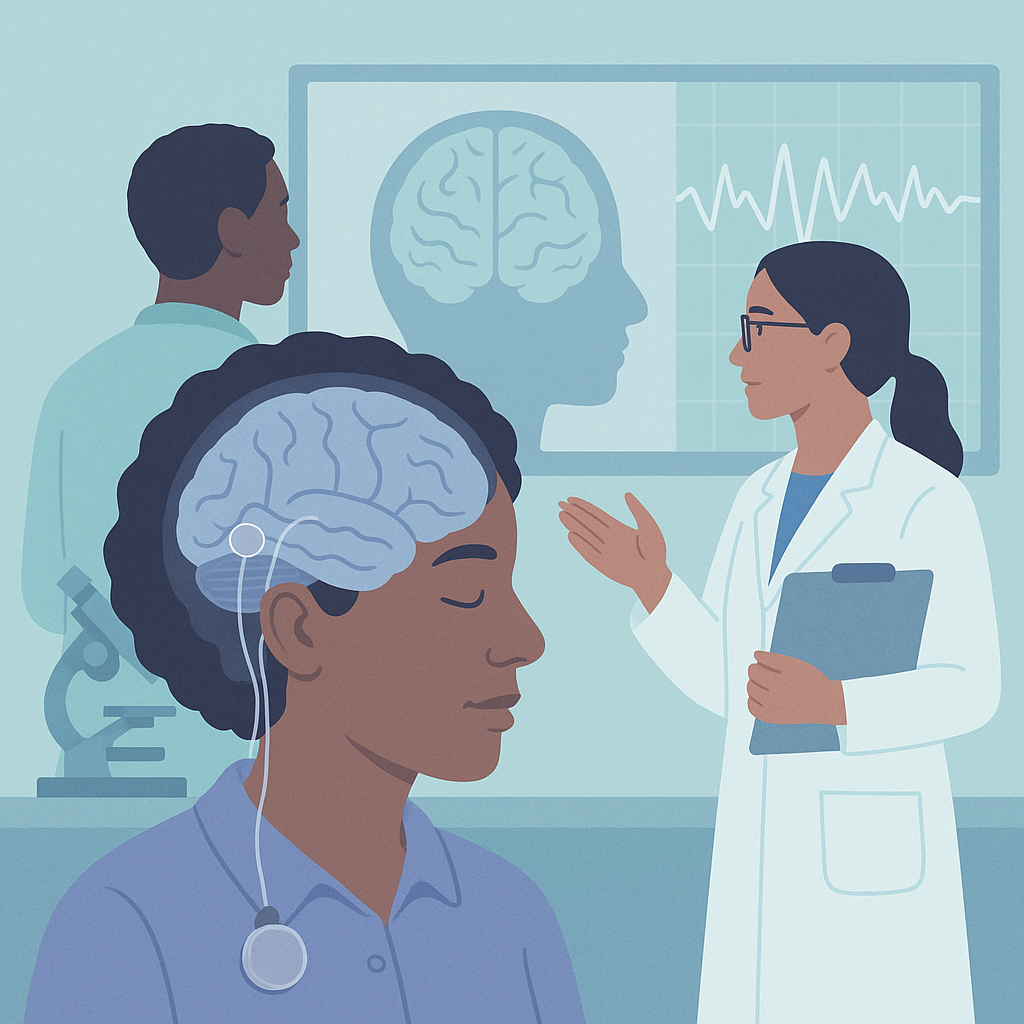 Targeting Deep Brain Stimulation for Better Epilepsy Outcomes – illustration