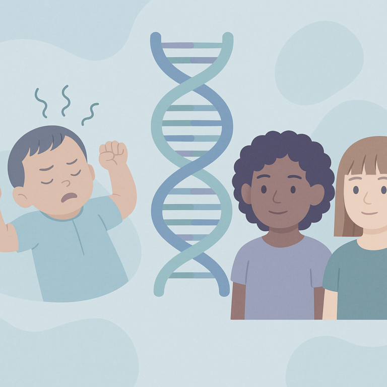 Genetic Differences Between Infantile Epileptic Syndromes Explained – illustration