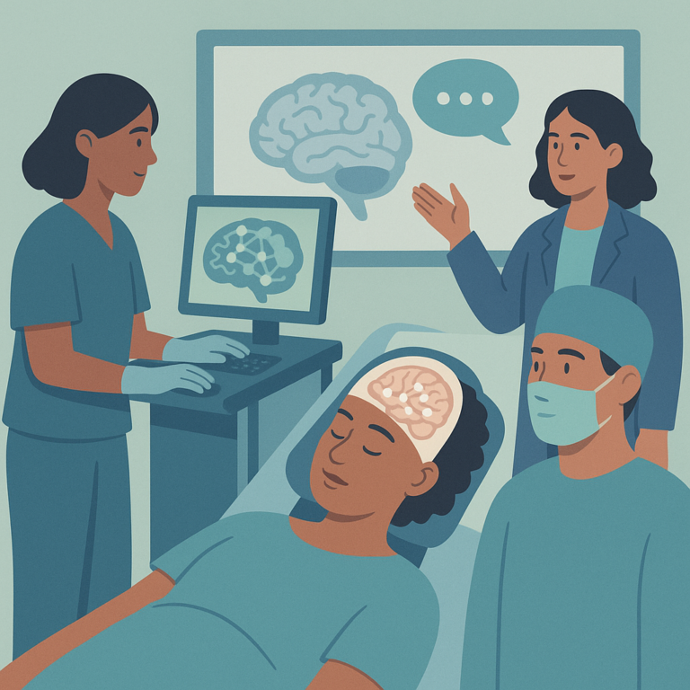 Improving Language Mapping in Epilepsy Surgery for Better Outcomes – illustration