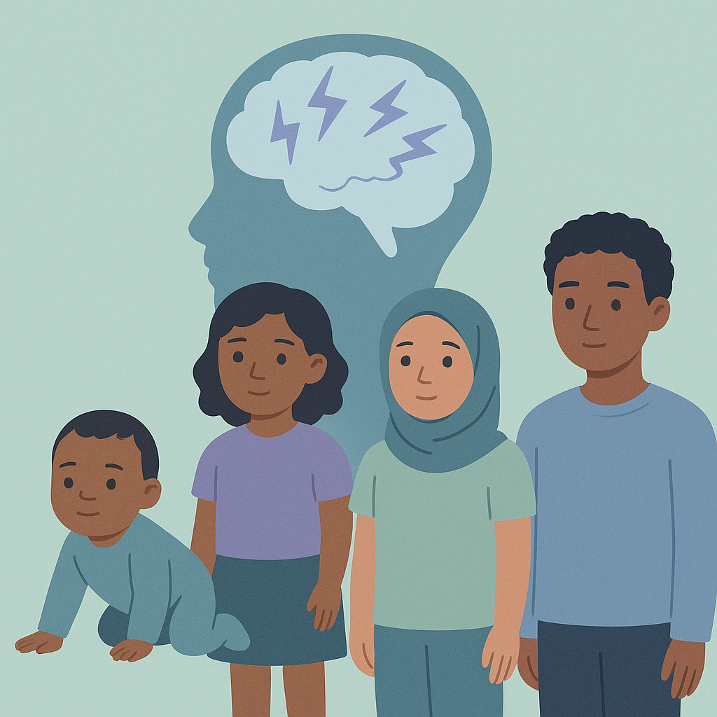Pediatric Epilepsy Affects Brain Development in Key Age Ranges – illustration