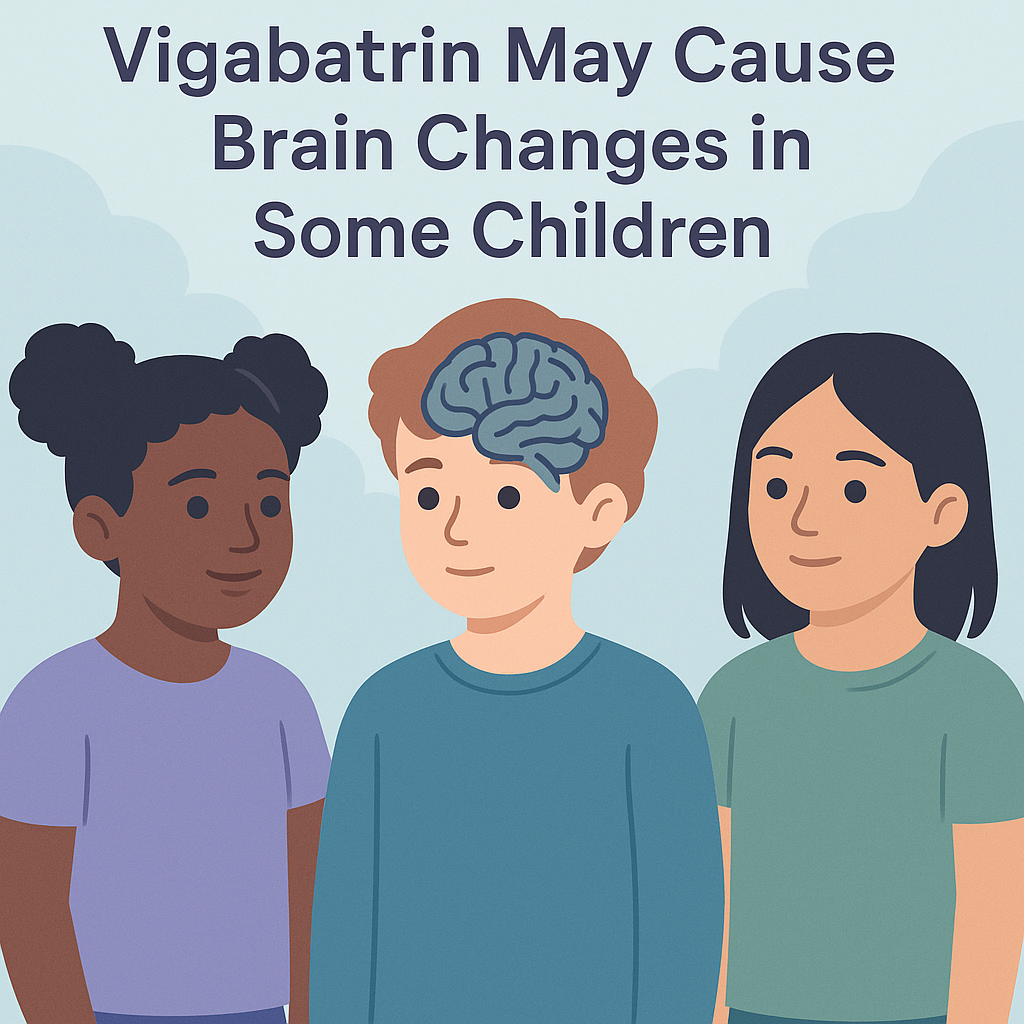 Vigabatrin May Cause Brain Changes in Some Children – illustration