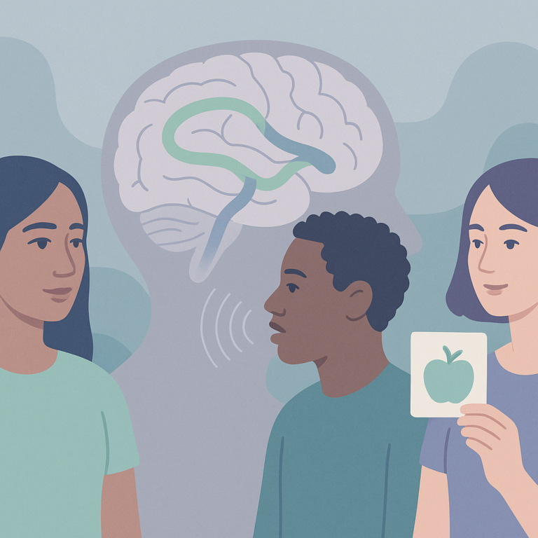 New Atlas Reveals Brain Pathways for Speech and Naming β illustration