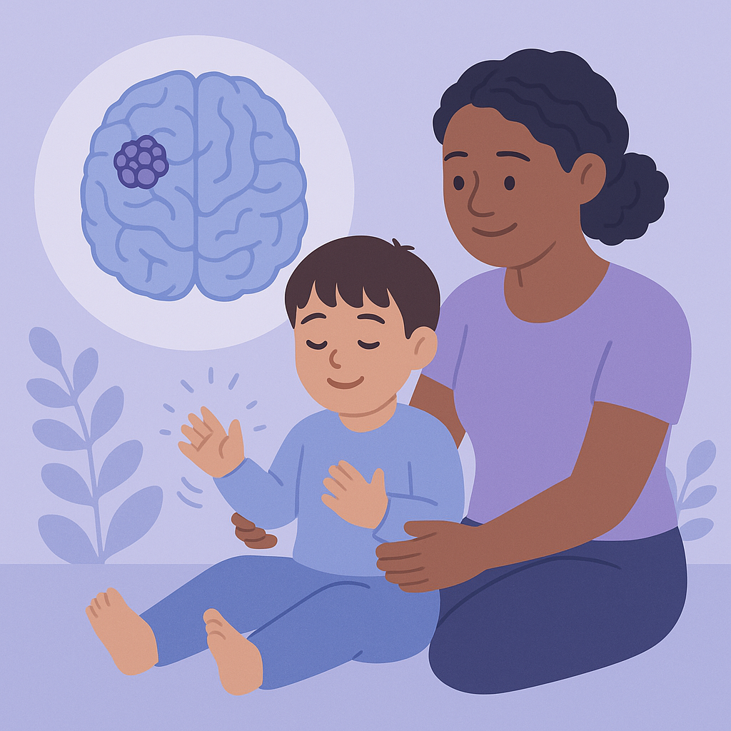 Cerebral Cavernous Malformations Can Cause Epileptic Spasms in Kids – illustration