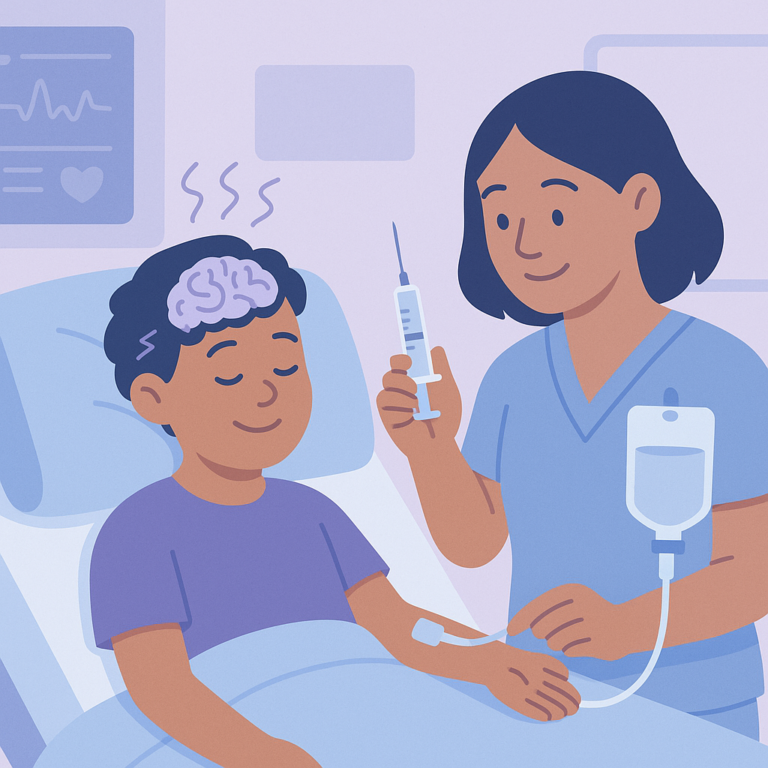 Lidocaine Shows Promise for Treating Pediatric FIRES Seizures β illustration