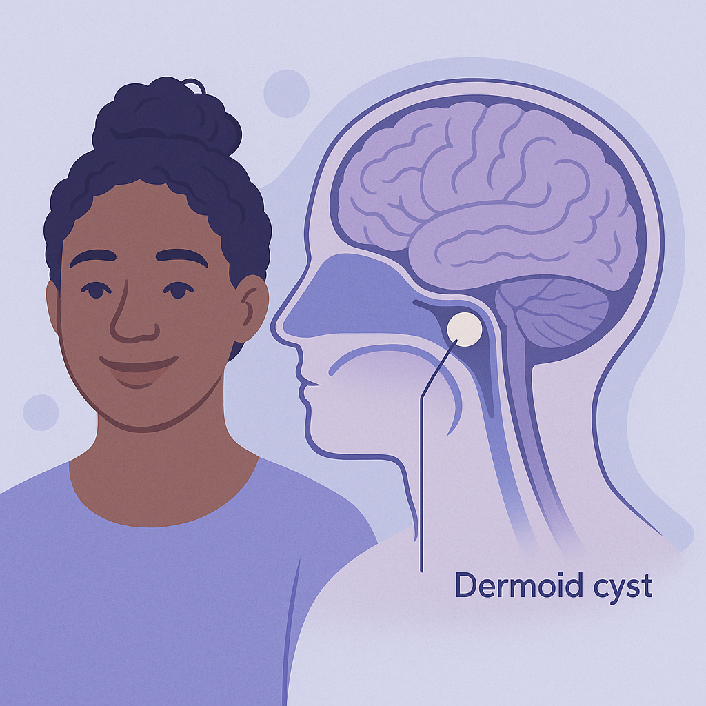 Understanding Dermoid Cysts in the Cavernous Sinus – illustration