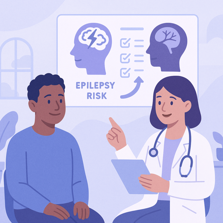 New Score Predicts Epilepsy Risk After Stroke – illustration