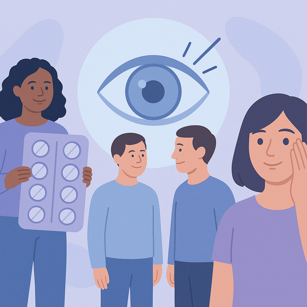 Topiramate Raises Glaucoma Risk More Than Other Medications – illustration