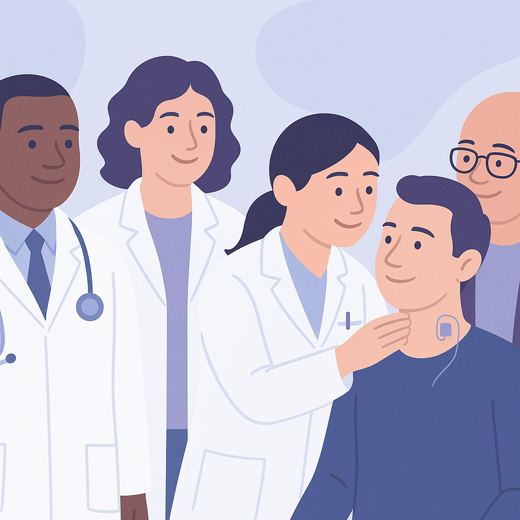 ENT Team Involvement Reduces Voice Changes After VNS Surgery – illustration