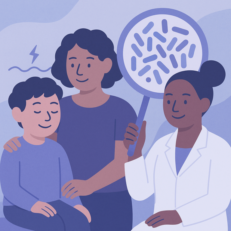 Bacteroides Fragilis May Help Reduce Seizures in Children – illustration