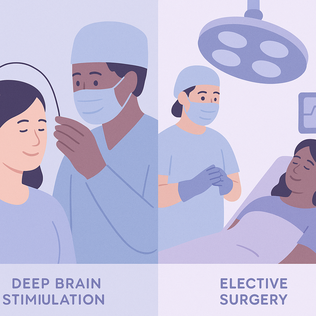 Deep Brain Stimulation Is Safer Than Many Elective Surgeries – illustration