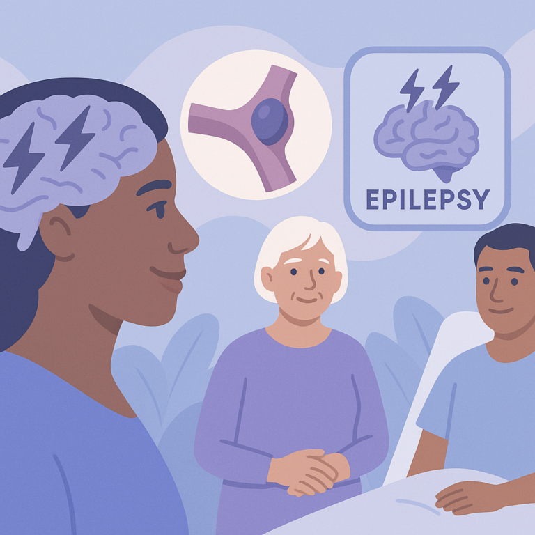 Epilepsy After Aneurysmal SAH Affects Patient Outcomes – illustration