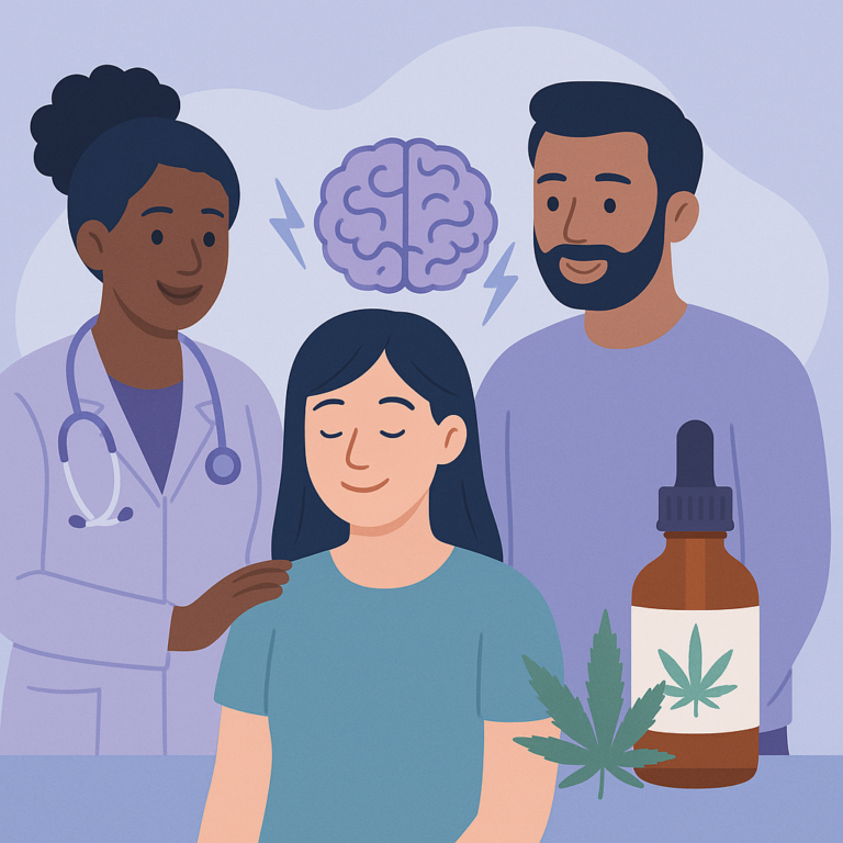 CBD May Help Reduce Seizures in Complex Epilepsy Cases – illustration