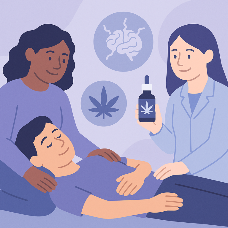 CBD Shows Promise for Reducing Seizures and Neuroinflammation โ illustration