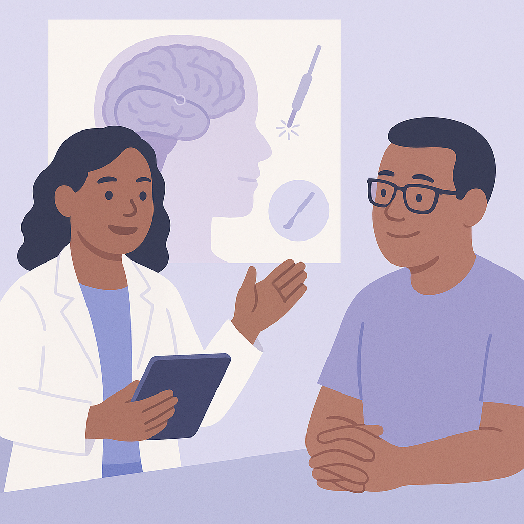 LITT Offers Less Invasive Option for Nontumoral Epilepsy Surgery – illustration