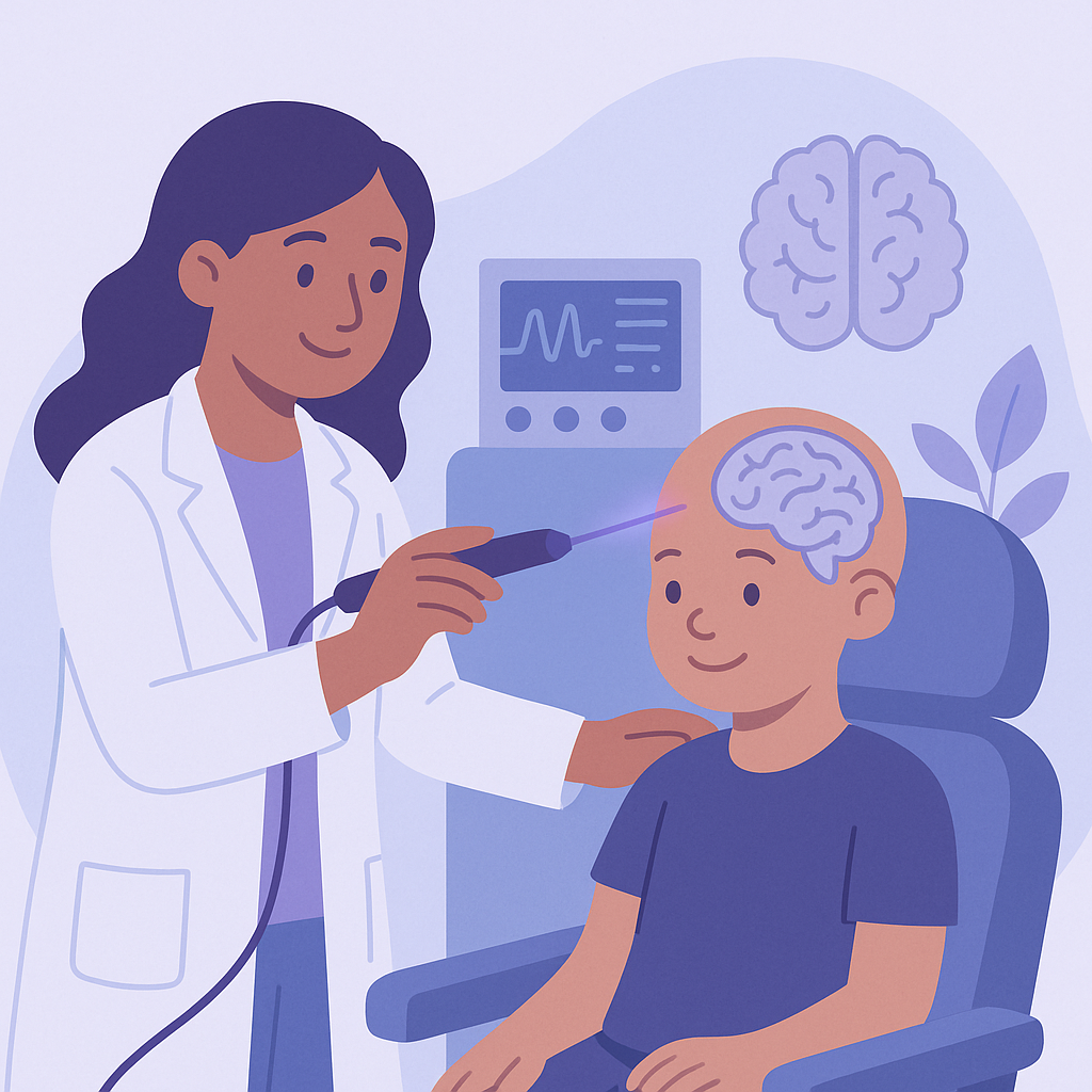 Safe and Effective Laser Treatment for Pediatric Brain Conditions – illustration