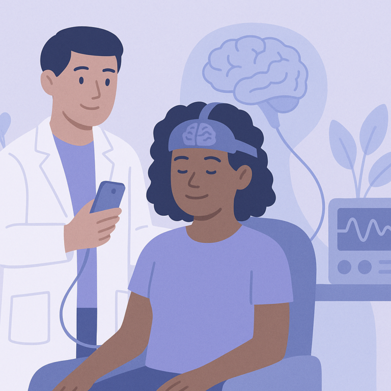 New Brain Stimulation Treatment Shows Safe Cognitive Results for Epilepsy – illustration