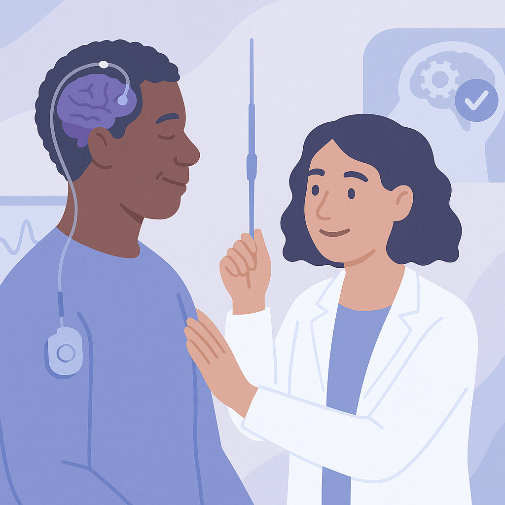 Deep Brain Stimulation Safe for Memory in Epilepsy Patients – illustration