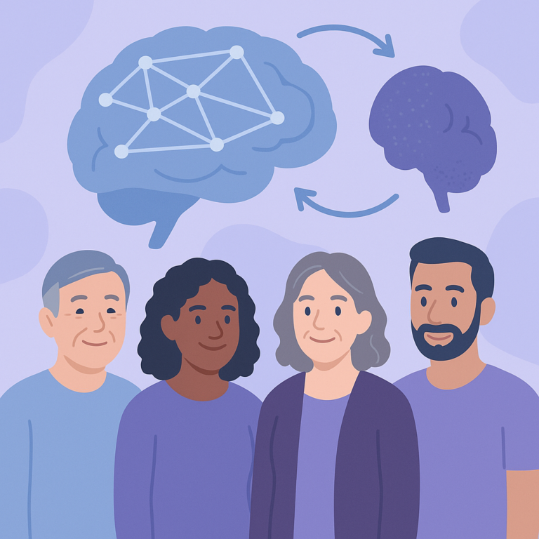 SCA10 Patients Show Brain Connectivity Changes and Atrophy – illustration