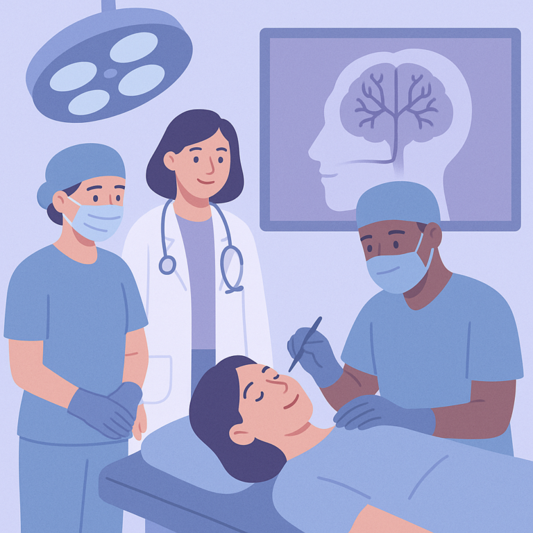 New Surgical Methods Improve Treatment for Moyamoya Disease – illustration