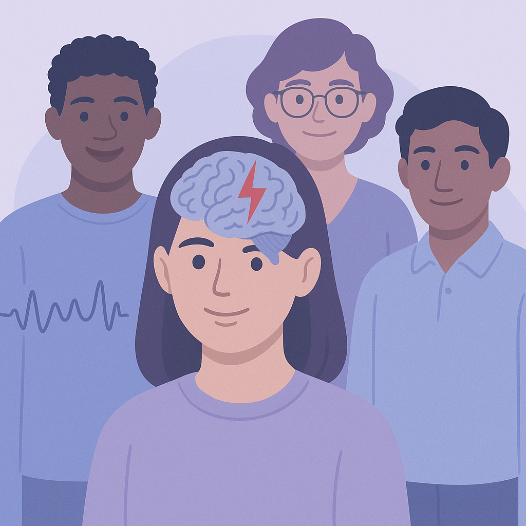 Young Stroke Patients Face Higher Risk of Post-Stroke Epilepsy – illustration