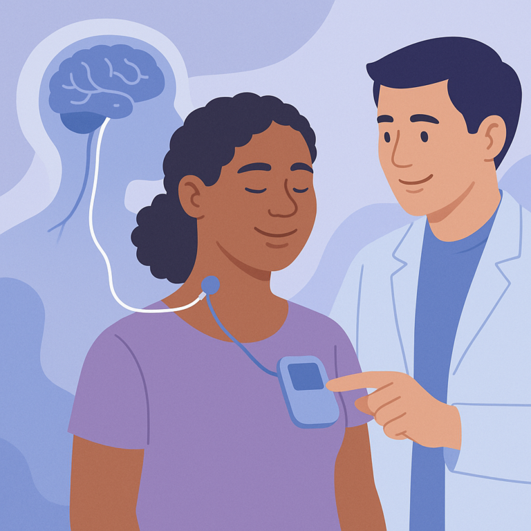 Right Vagal Nerve Stimulation Shows Promise for Epilepsy Care – illustration