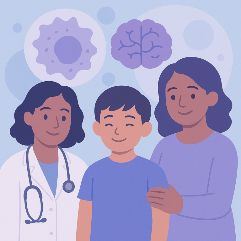 Higher Macrophage Levels Found in Kids with Neuroinflammation β illustration