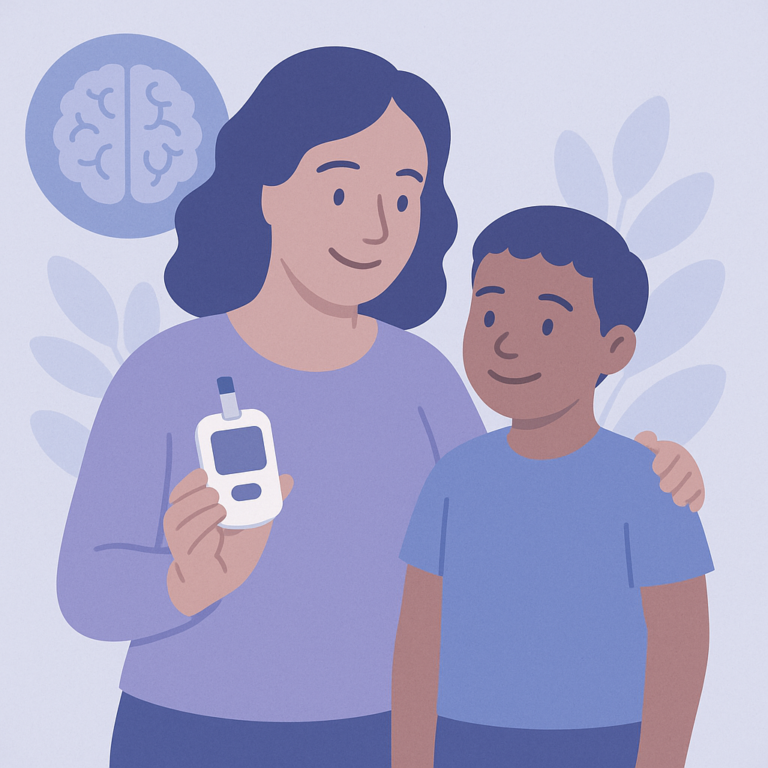 Maternal Diabetes Linked to Higher Epilepsy Risk in Kids β illustration