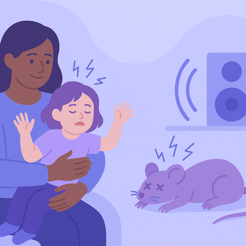 Sound Triggers Severe Seizures in CDKL5 Deficient Mice – illustration