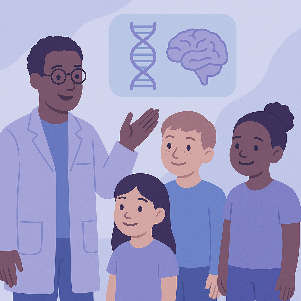 NUS1 Variants Linked to Generalized Epilepsy in Children – illustration