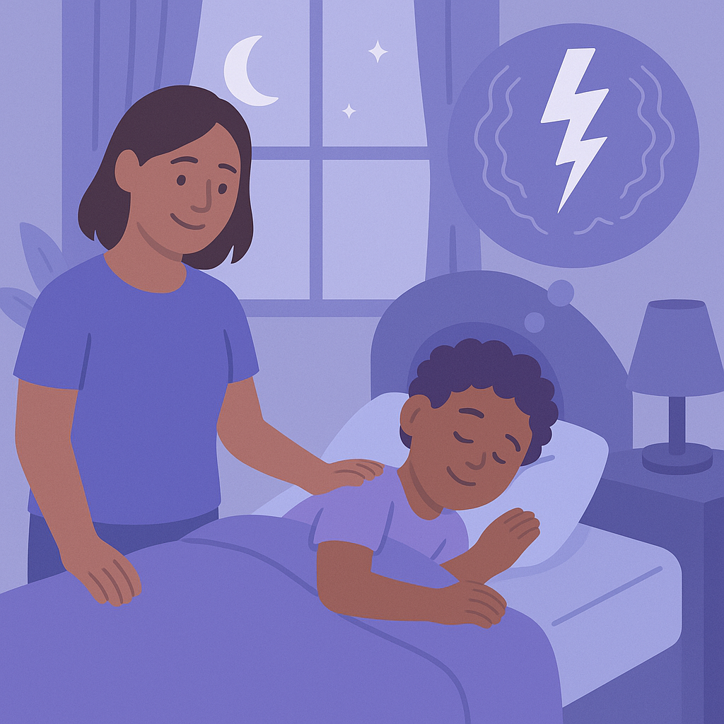 Epilepsy Disrupts Sleep Quality in Children – illustration
