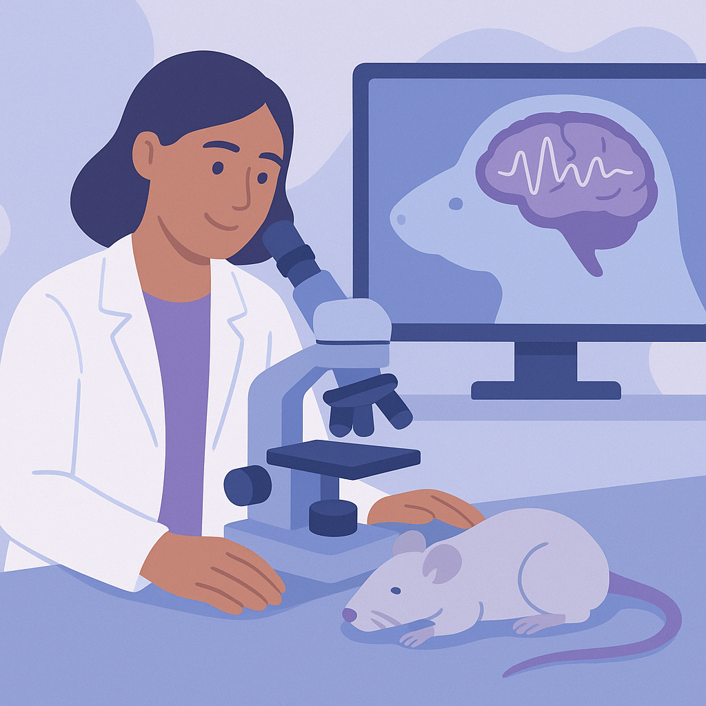 New Imaging Technique Reveals Brain Changes in Epileptic Rats – illustration