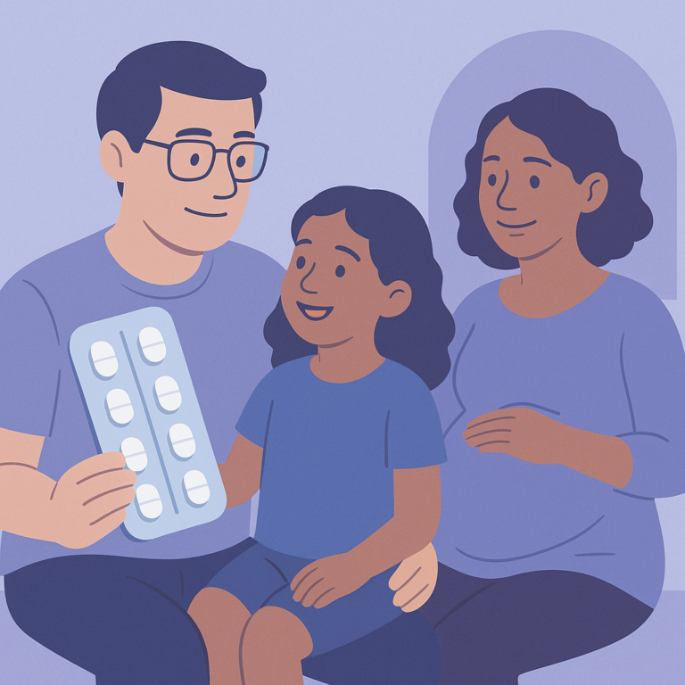 Paternal Valproate Use Not Linked to Child Development Issues – illustration