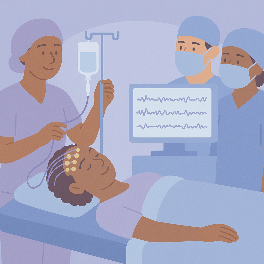 Dexmedetomidine Safe for ECoG During Epilepsy Surgery – illustration