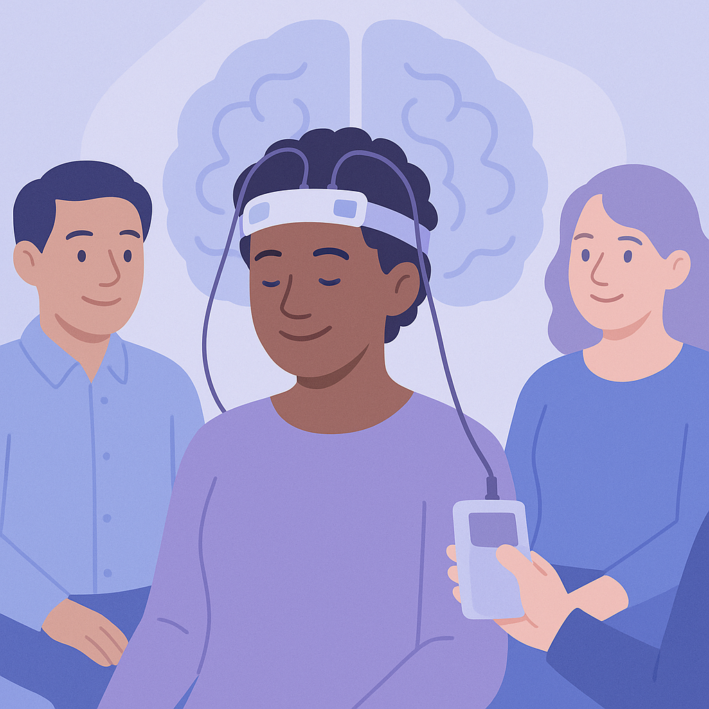 tDCS Shows Promise for Brain Disorders but Needs More Research – illustration