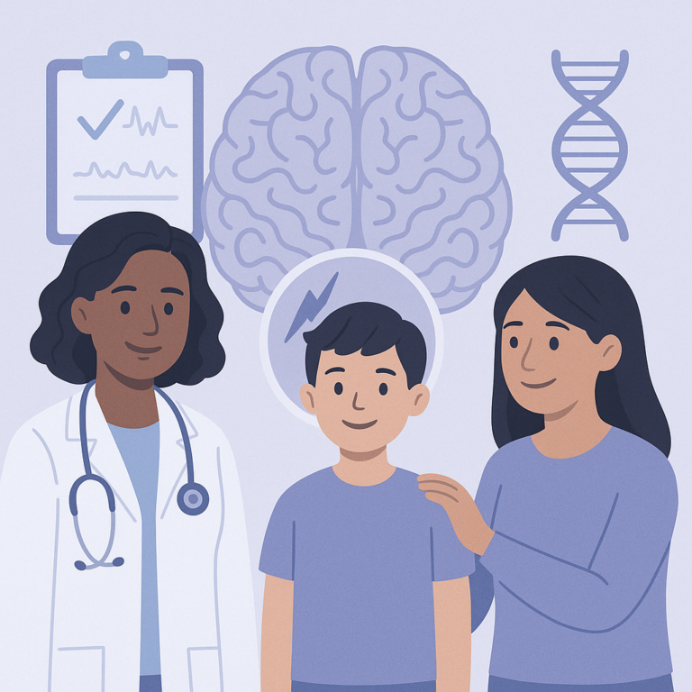 Understanding Epilepsy in Children with PTEN Hamartoma Tumor Syndrome – illustration