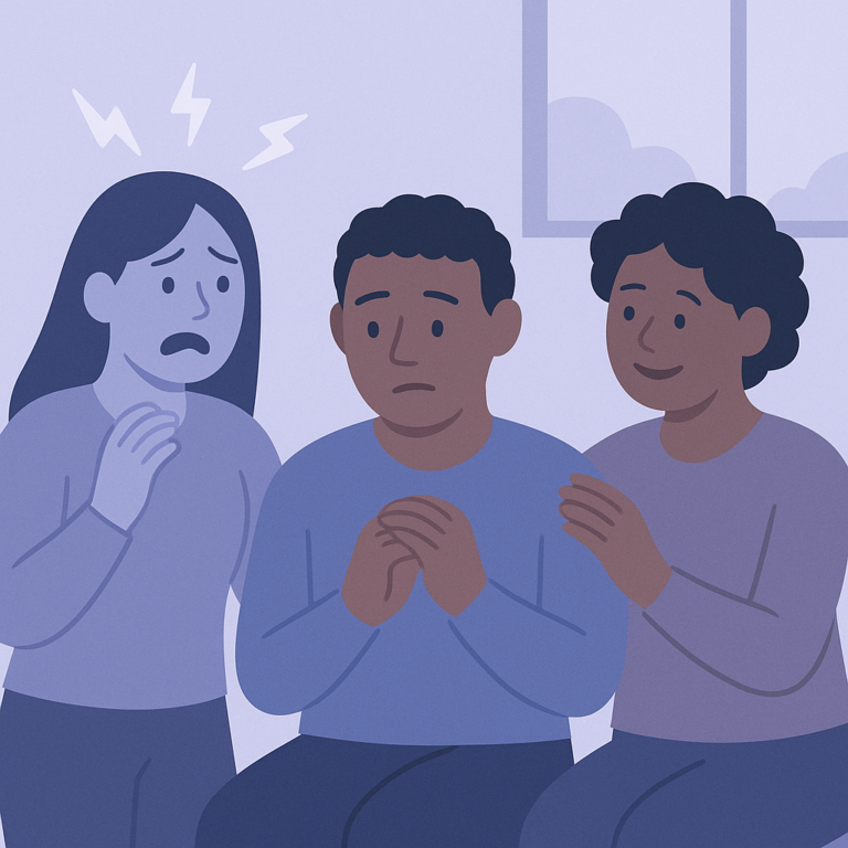 Seizures Can Cause Fear and Confusion in Epilepsy Patients β illustration