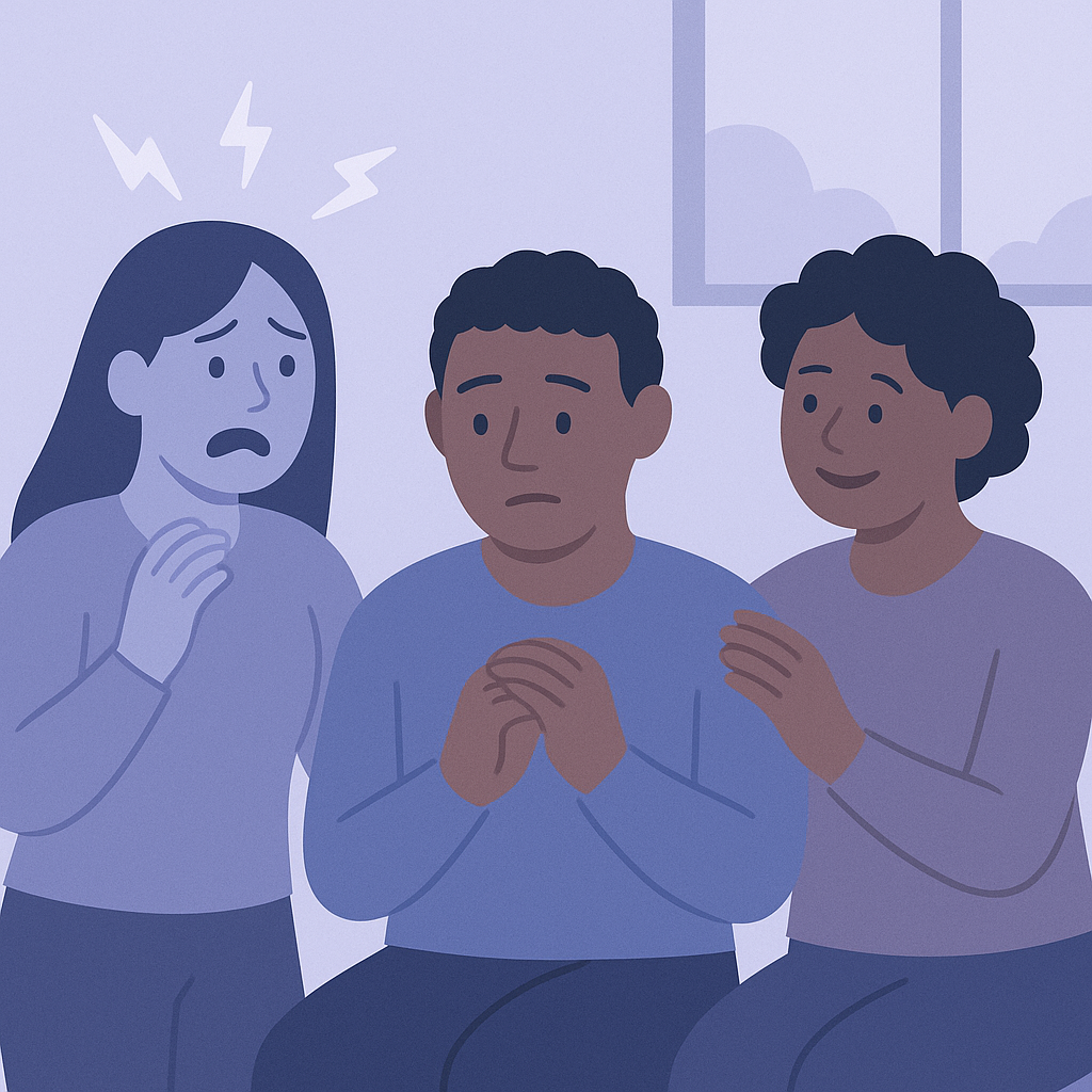 Seizures Can Cause Fear and Confusion in Epilepsy Patients – illustration