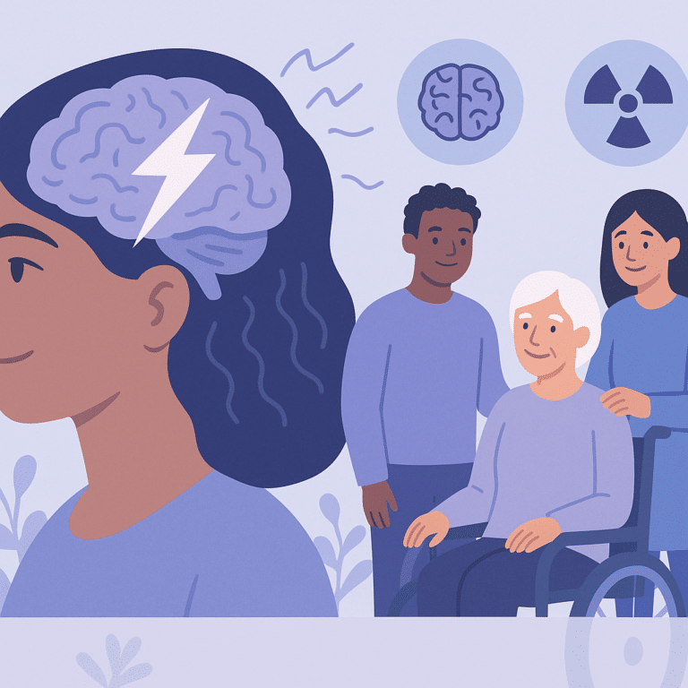 Understanding Epilepsy in Patients with Cerebral Radiation Necrosis – illustration